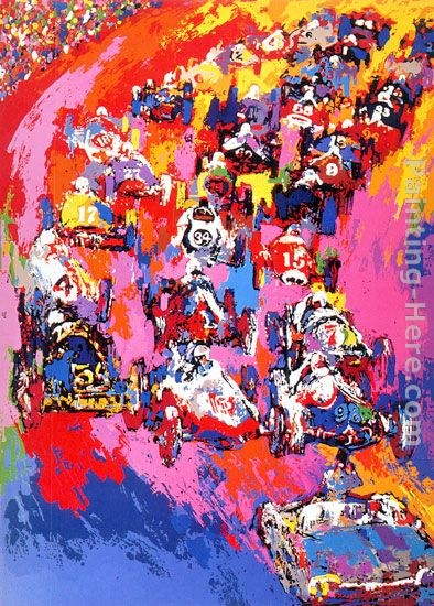 Leroy Neiman Indy Start